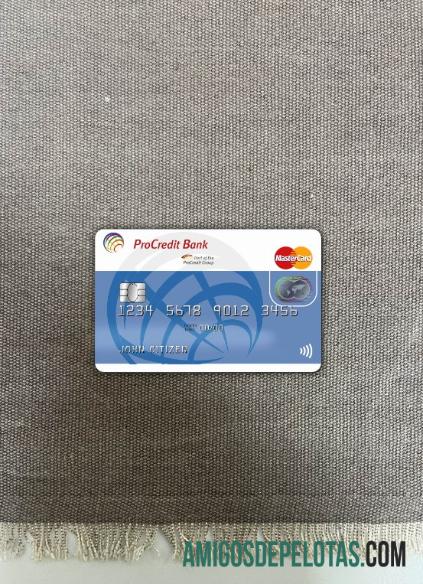 Alemanha ProCredit Bank MasterCard Photolook Front exemplo real
